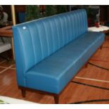 Fine quality leather upholstered seat 320 W x 110 H x 55 D