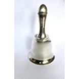 Rare Art Deco silver plated bell shape cocktail shaker by Aspreys.