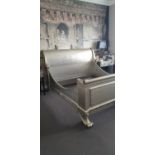 Fine quality And So To Bed silvered sleigh bed