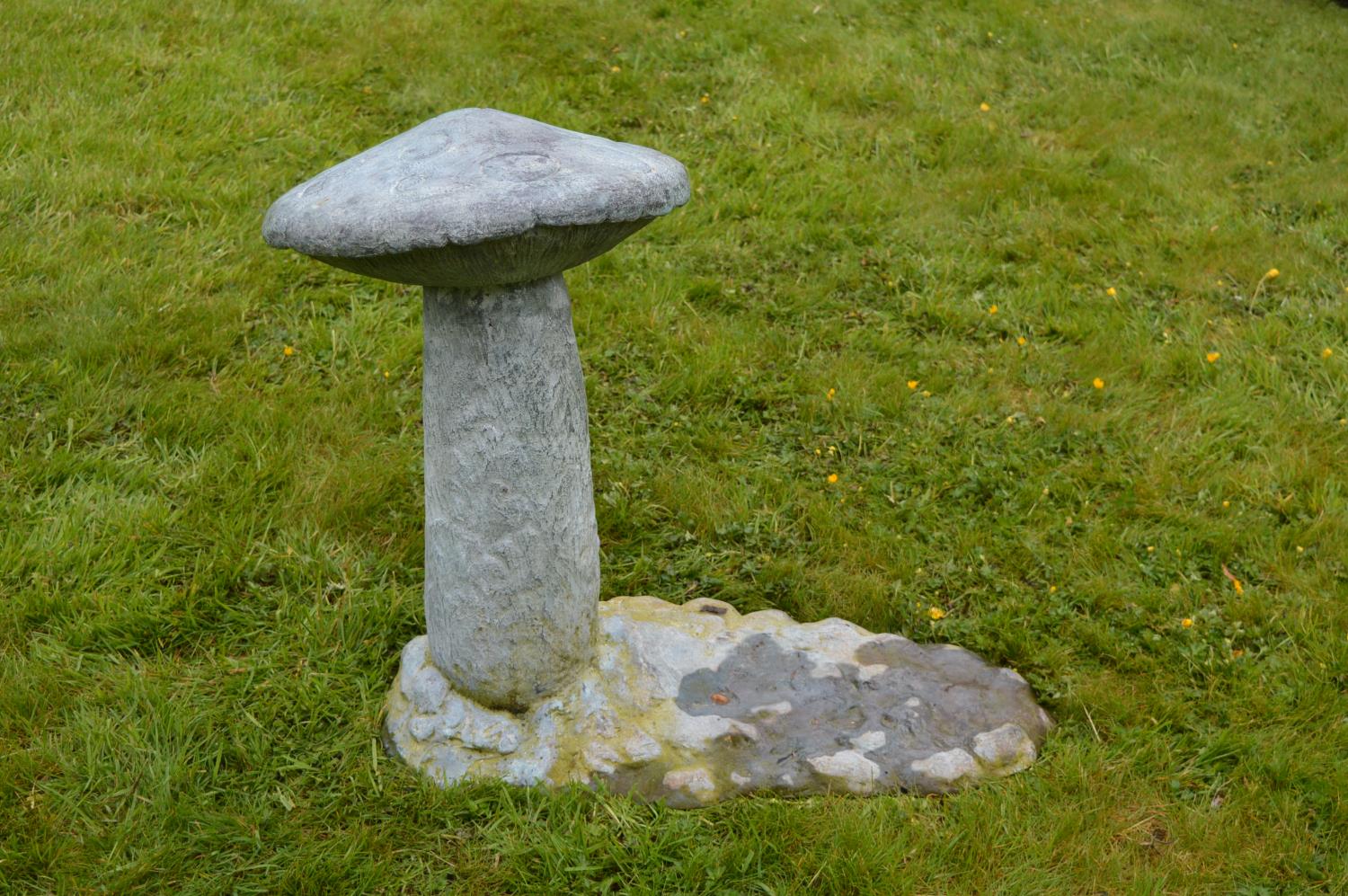 19th Century bronze sculpture of a garden mushroom 73W 64H - Image 3 of 3