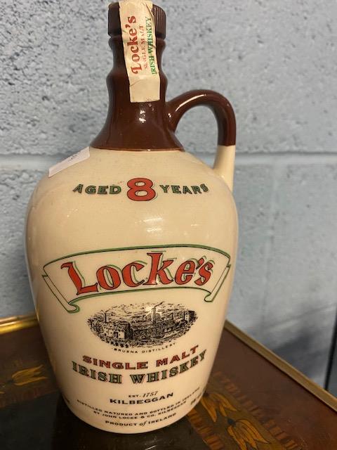 Locke's Kilbeggan 8 year old Single Malt Irish Whiskey 70cl 40% in ceramic jug