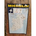 Michelin tin plate advertising sign.