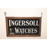 Ingersoll Watches advertising sign.