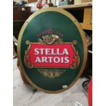 Stella Artois alloy advertising sign.