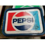 Pepsi Cola advertising drinks tray.
