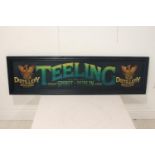 Teeling whiskey advertising sign.