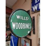 Will's Woodbine cigarettes advertising sign.