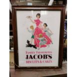 Jacob's Biscuit and Cakes advertising print.