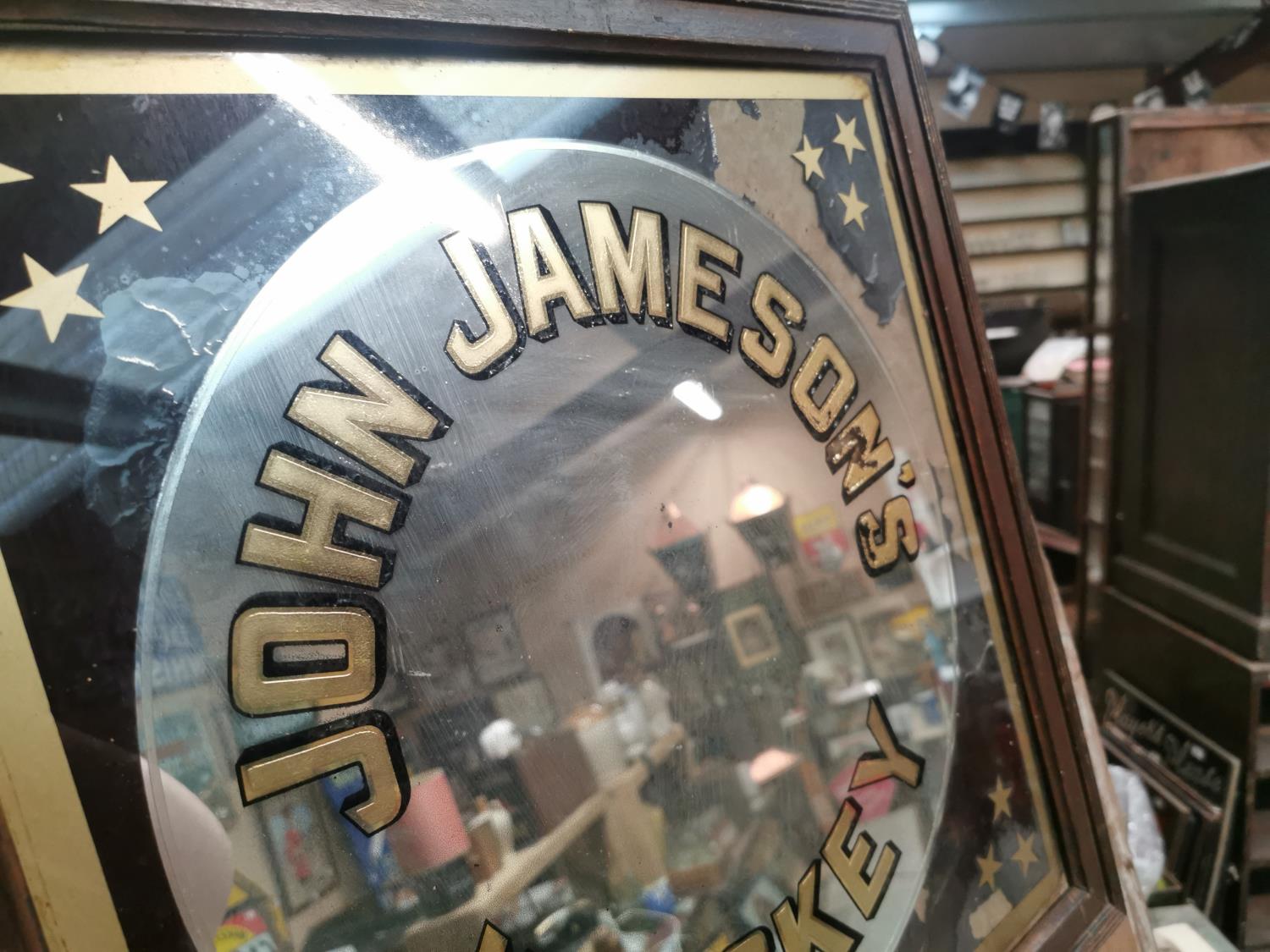 John Jameson Irish Whiskey advertising mirror. - Image 3 of 3