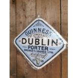 Guinness Dublin Porter advertising sign.
