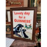 Lovely Day For A Guinness advertising print.