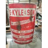 S. Kyle & Son advertising sign.