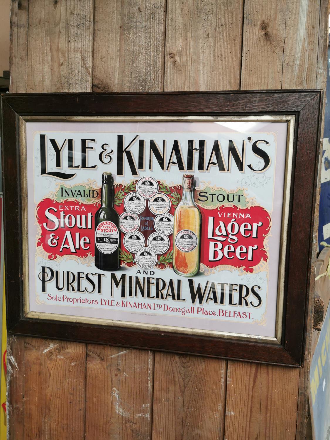 Lyle & Kinahan's advertising print.