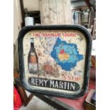 Remy Martin advertising drinks tray.