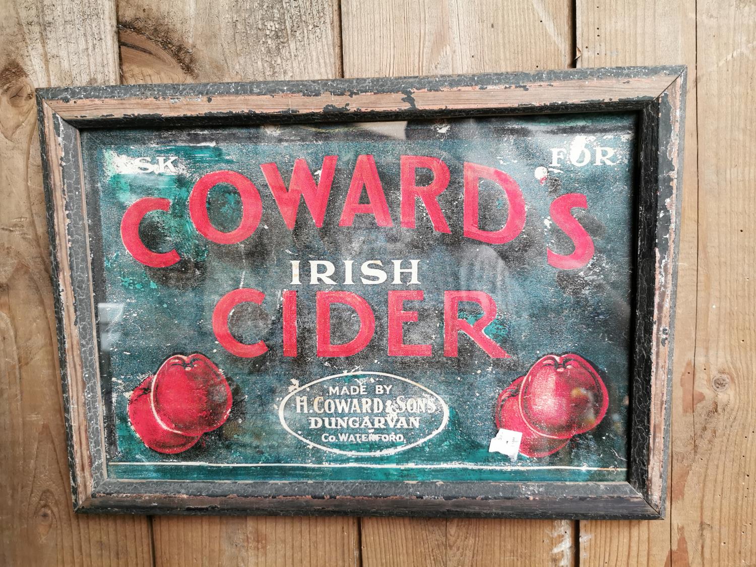 Coward's Irish Cider advertising print.