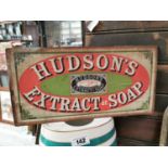 Hudson's Extract of Soap advertising.