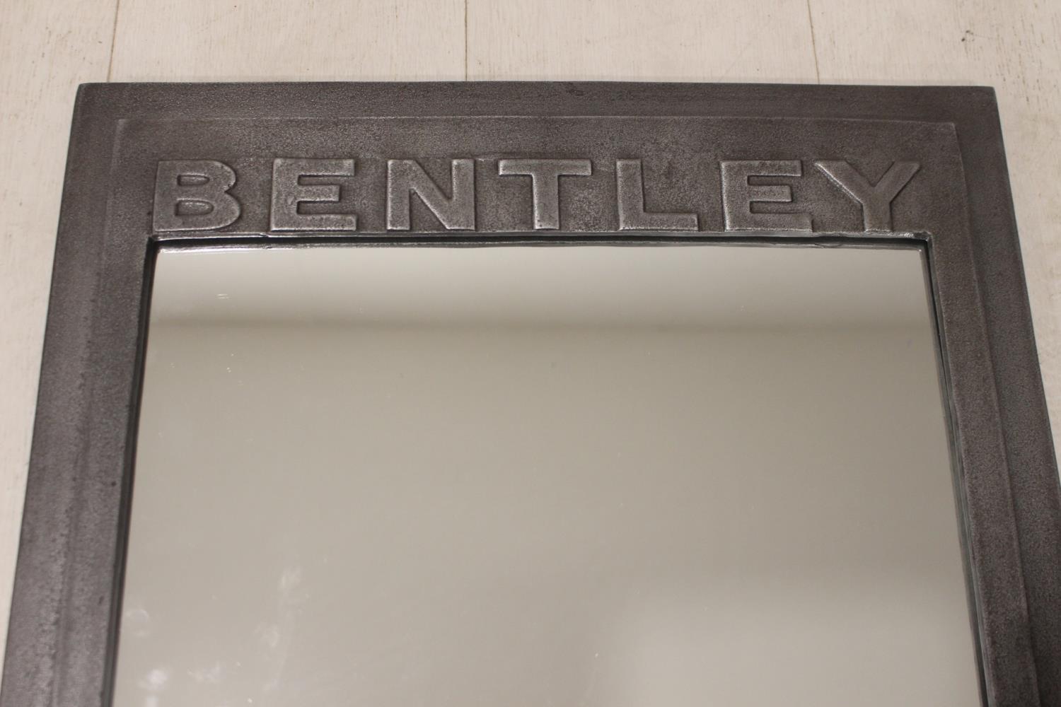 Bentley aluminium advertising mirror. - Image 2 of 2