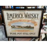 Limerick Whiskey Archibald advertising print.