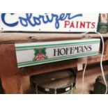 Hoffman's light up advertising sign