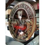 Guinness St. James Gate advertising mirror.