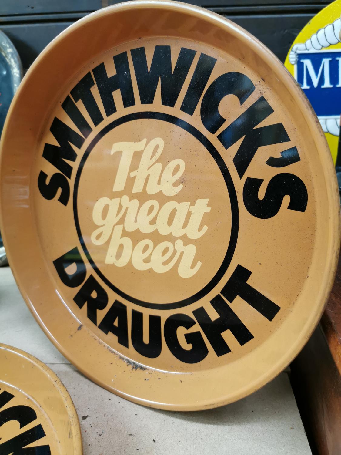 Three Smithwick's Draught advertising trays. - Image 2 of 2