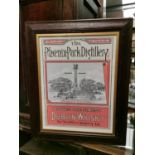 The Phoenix Park Distillery advertising print.