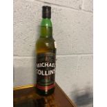 Bottle of Michael Collins Blended Irish Whiskey