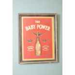 The Baby Power advertising print.