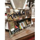 Thwaites Soda Water advertising mirror.