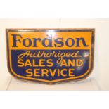 Fordson Authorise Sales and Service advertising sign.