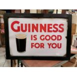 Guinness Is Good For You advertising sign.