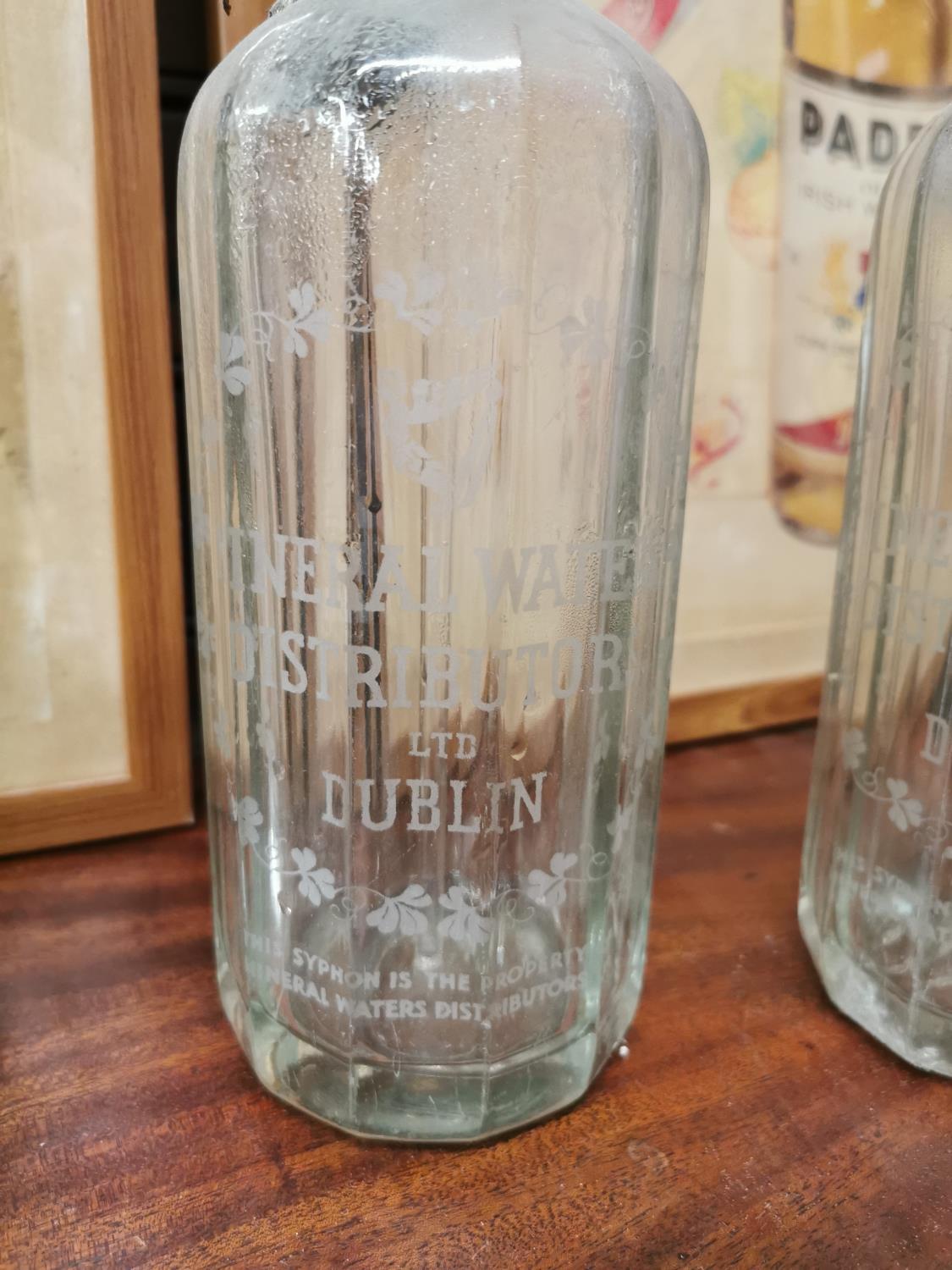 Three Dublin Mineral Waters soda syphons. - Image 2 of 2