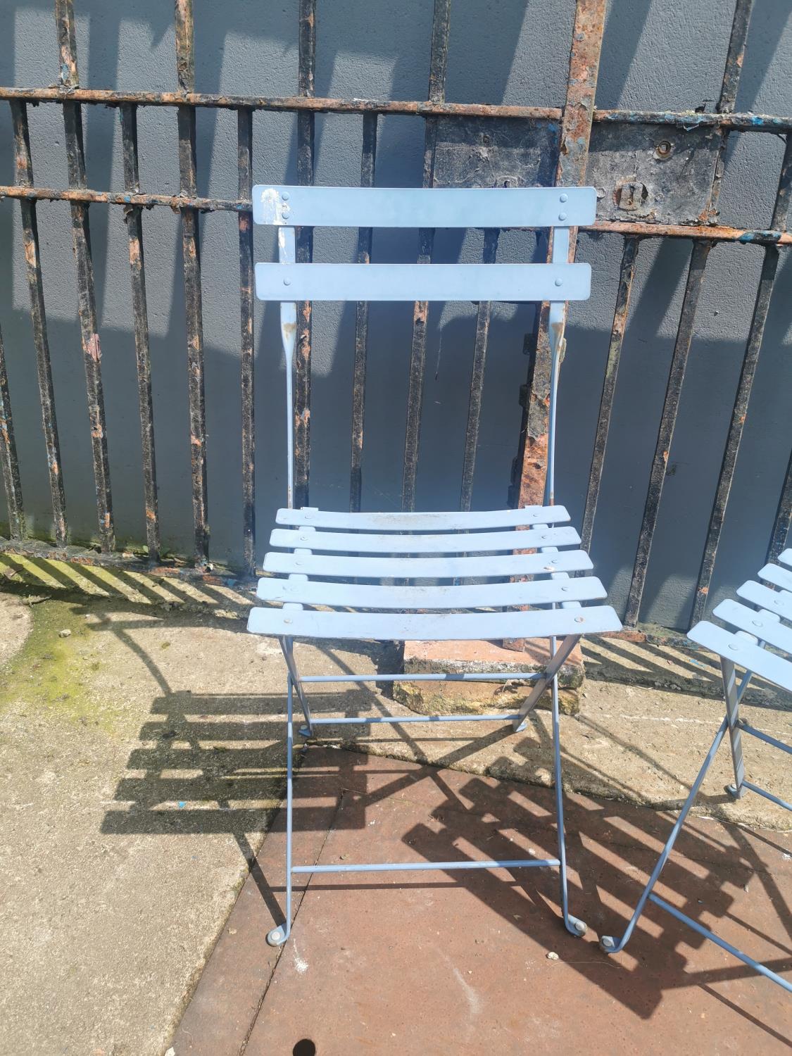 Pair of folding garden chairs. - Image 2 of 3