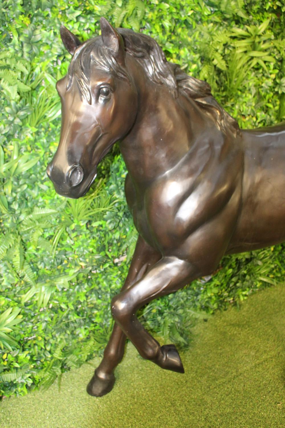 Bronze model of a trotting Horse. - Image 2 of 3