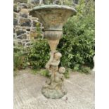 Good quality bronze fountain or planter.