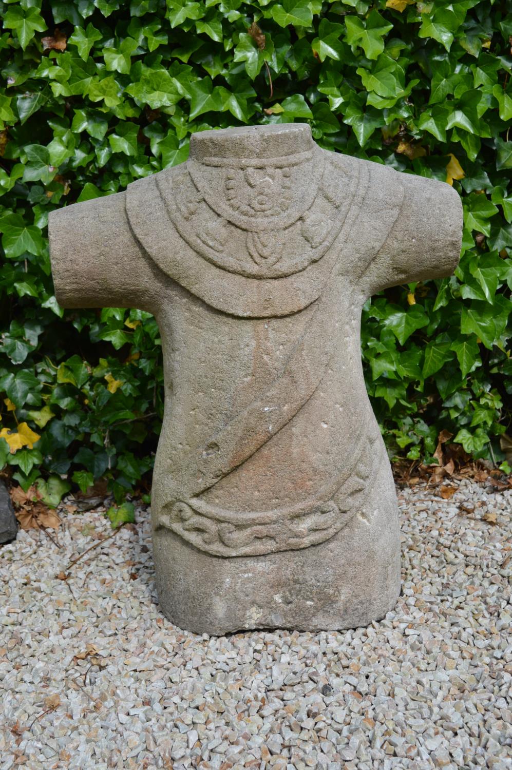 Stone sculpture of a Torso