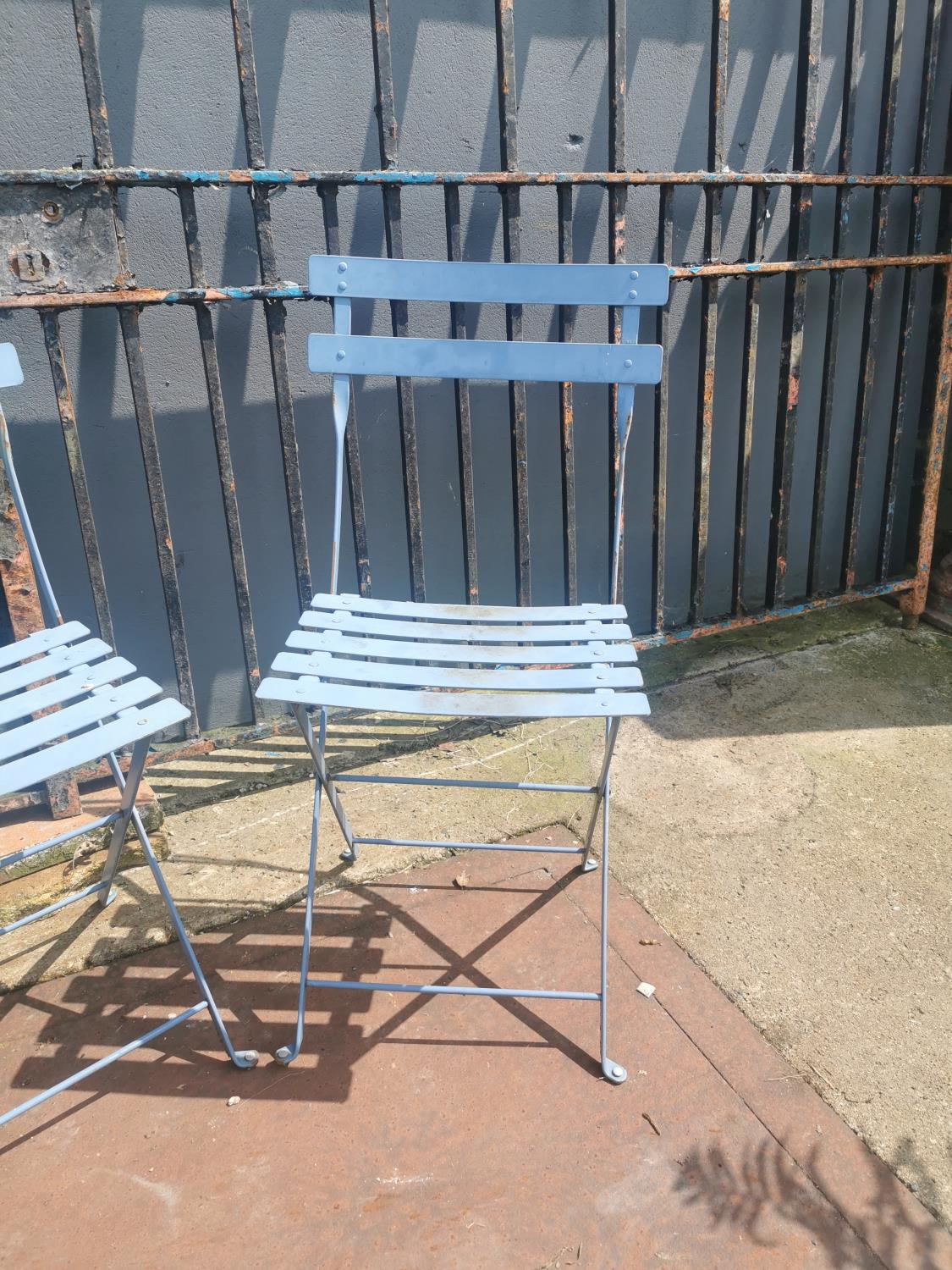 Pair of folding garden chairs. - Image 3 of 3