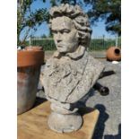 Composition bust of Beethoven