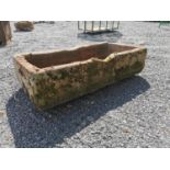 19th C. sandstone trough.