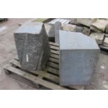 Two granite blocks