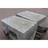 Five granite blocks