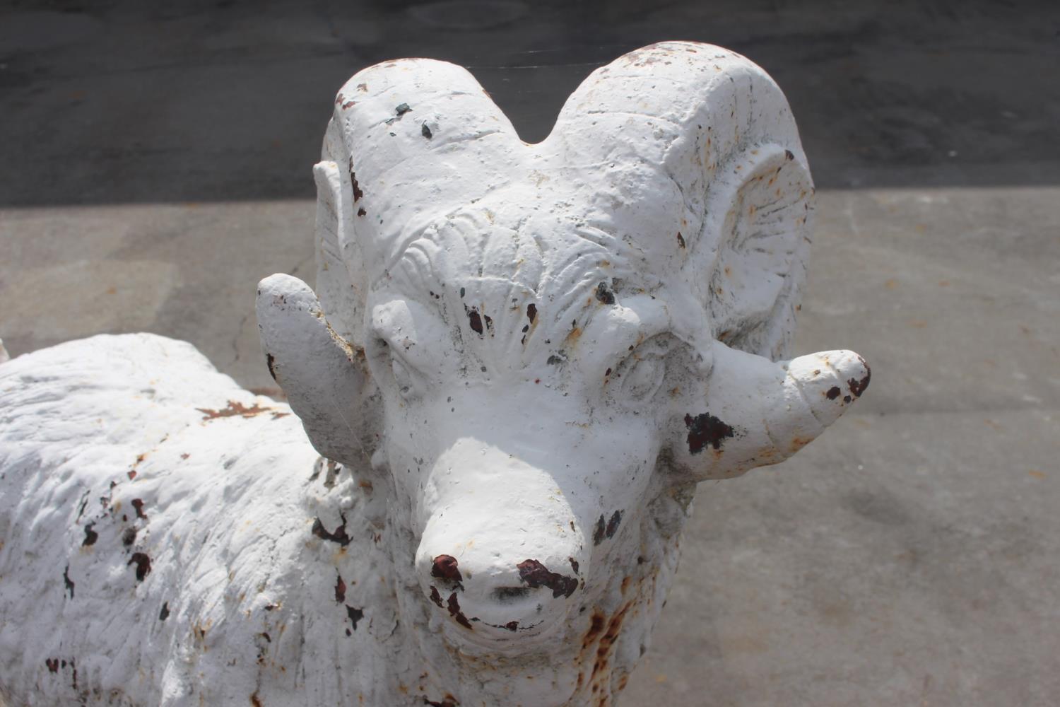 Cast iron model of Ram - Image 2 of 4