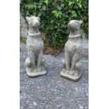 Pair of composite models of Wolfhound