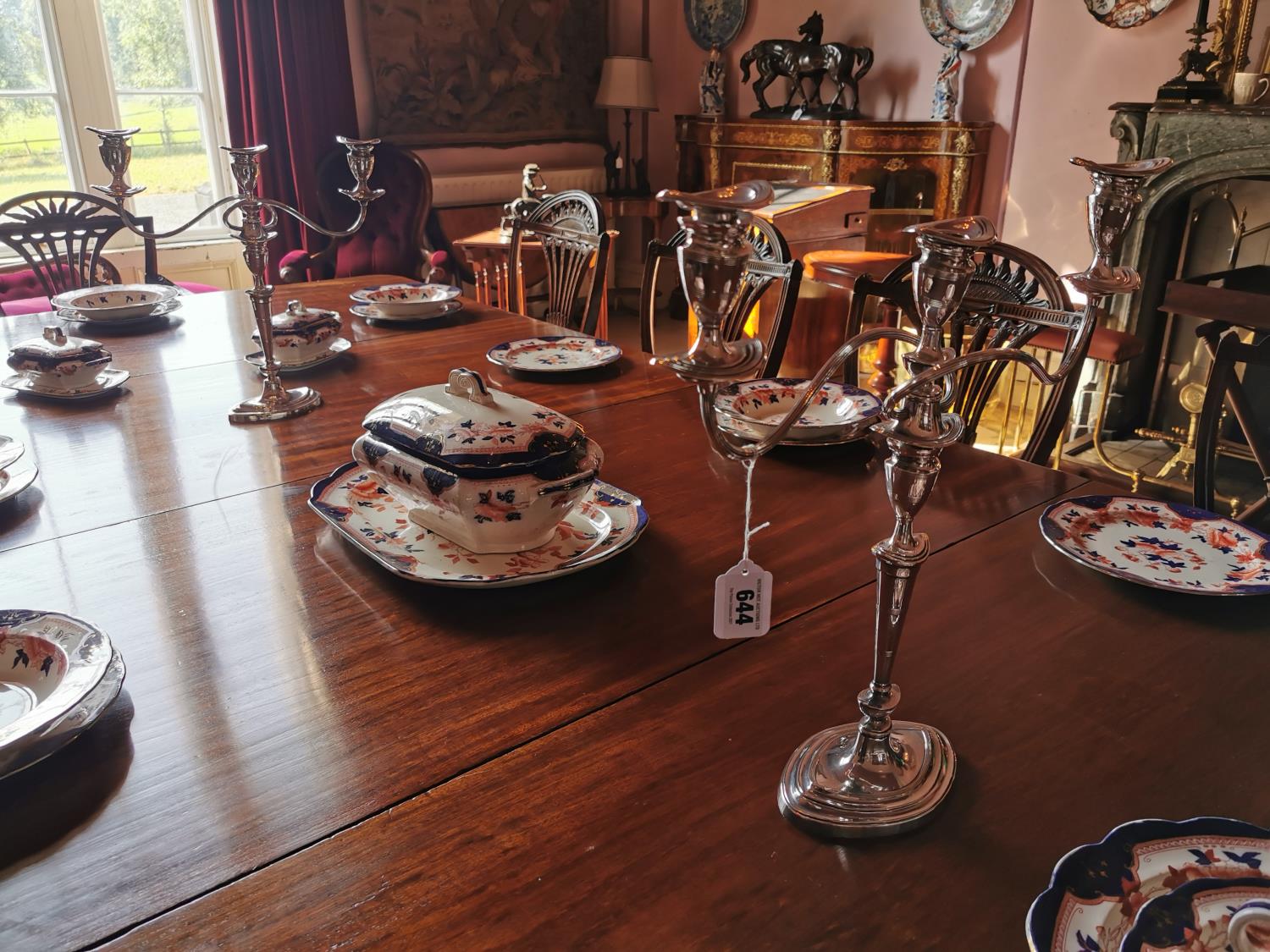 William IV mahogany dining table. - Image 7 of 7