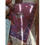 Persian Hosseinabad wool carpet