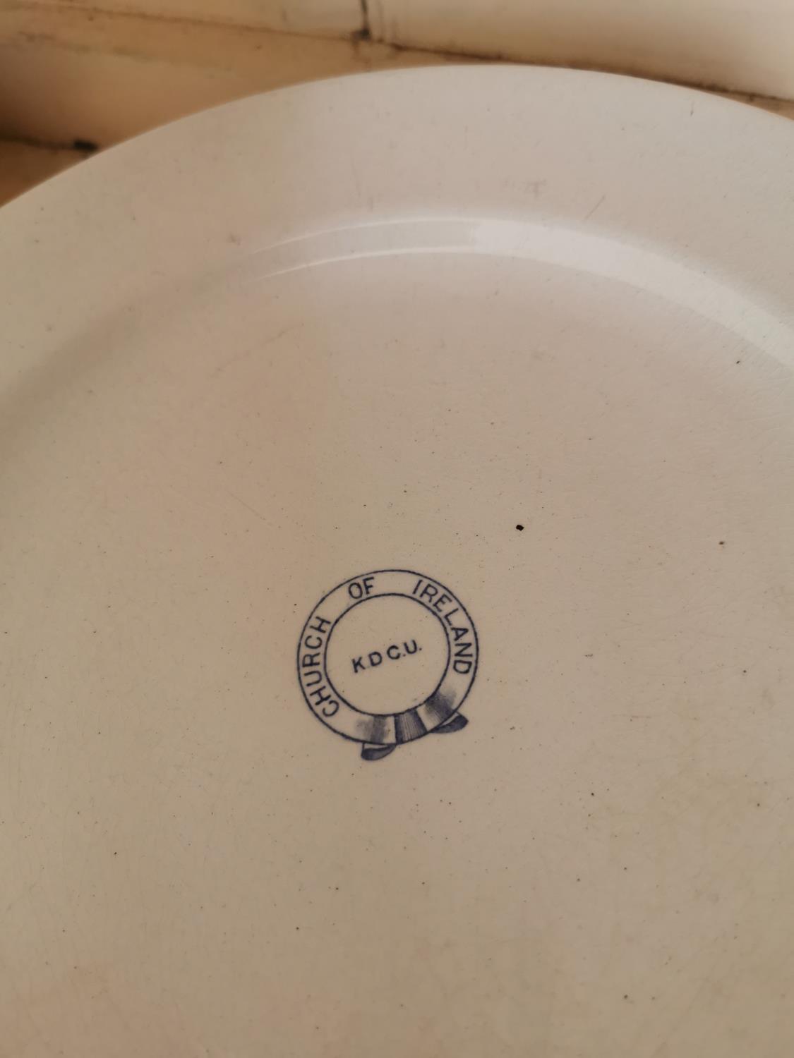 Set of ten 2nd Period Belleek dinner plates - Image 2 of 2