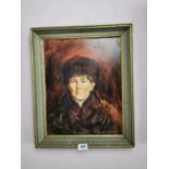 Kevin Stack Portrait Oil on Board