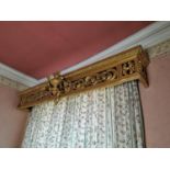 Pair of 19th C. Italian curtain pediments.