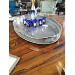 Early 20th. C. silver plated drinks' tray