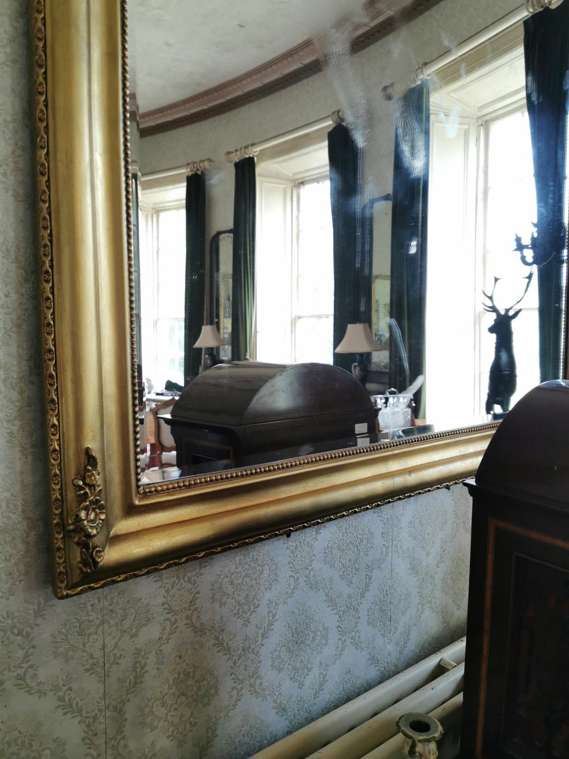 Pair of good quality gilded wall mirrors - Image 5 of 5